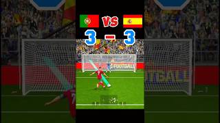 Portugal VS Spain Penalty Challenge🥶💥efootball football foryou short cr7 viralshorts bd fifa [upl. by Erdnuaed]