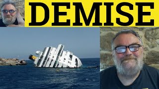 🔵 Demise Meaning  Demise Examples  Demise Explained  Demise Defined  Formal English Vocabulary [upl. by Okim]