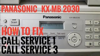 Panasonic KXMB2030  CALL SERVICE 1 [upl. by Anael]