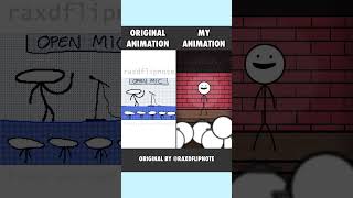 Original animation vs mine Orig raxdflipnote [upl. by Chura]