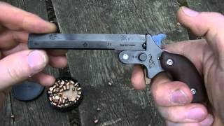 Derringer REX L 4 střelba na 15 m [upl. by Lahcar]