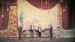 THE DEPUTY by Frank Gulino  GLISSANDO TROMBONE QUARTET [upl. by Annehsat]