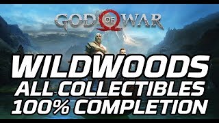 God of War Wildwoods  100  Completion Artefacts Chests Ravens Realm Tears Shrines [upl. by Bosch]