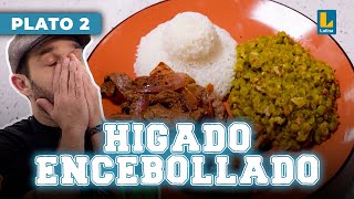 Hígado encebollado con arvejas partidas y arroz  El Gran Chef Famosos [upl. by Barnet287]