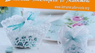 Tutorial Bomboniera Centrino porta confetti 22 [upl. by Hashimoto74]