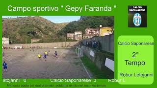 2° tempo partita  Calcio Saponarese  Robur Letojanni 2022 [upl. by Inaliel]