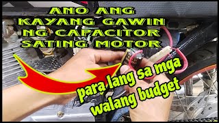 GANITO ANG KAYANG GAWIN NG CAPACITOR SATING MOTOR [upl. by Ontina]