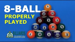 HOW TO PLAY 8 BALL … The “Official Rules” of Pool [upl. by Bega40]