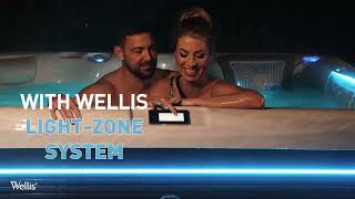 Wellis PeakLife Hot Tub LED Lighting Overview [upl. by Philina]