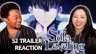 THE DRIP IS REAL  Solo Leveling Season 2 TEASER TRAILER REACTION [upl. by Ayanahs164]