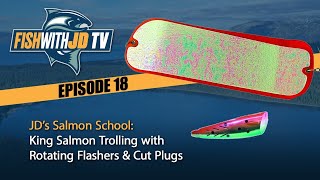 JDs Salmon School Trolling FlasherCutPlug rigs for kings [upl. by Tidwell]