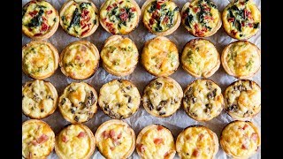 Mini Quiche 4 Ways [upl. by Darlene]