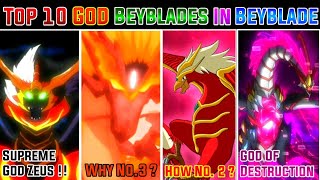 Top 10 God Type Beyblades In Beyblade All Series  Og  Metal  Burst  AFS beyblade Hindi [upl. by Quintilla503]