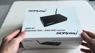 Unboxing the new SDRplay nRSPST  the allinone plugandplay networked SDR receiver [upl. by Lancelle]