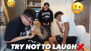 TRY NOT TO LAUGH CHALLENGE W  ALEJANDRO amp ALVARO [upl. by Shadow]