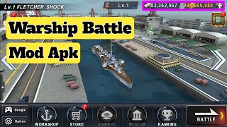 Warship Battle 383 Mod Apk Latest Version 2024 [upl. by Ardene]