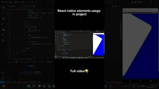 React native elements usage in project  tamil mobileappdevelopment reactnative login [upl. by Wells]