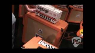 NAMM 10  Orange Amps Rockerverb 50 MKII amp Thunder 30 Demos 4x10 Cab amp More [upl. by Albers]