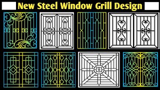 New Steel Window Grill Design Top 50 modern Window Grill Design Idea BD All DESIGN [upl. by Akcimahs]