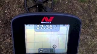 Minelab CTX 3030  ferrous coin vs high trash on a non iron screw [upl. by Aric]