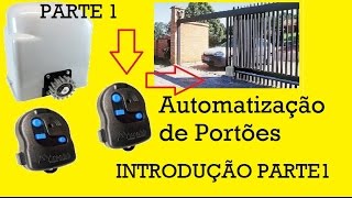 Automação de Portão  Motor Elétrico e Placa Eletrônica Pt1 [upl. by Peedus648]