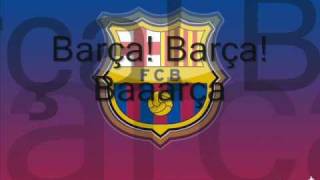 FCBarcelona Song with Lyrics  Anthem EnglishCatalan [upl. by Grizel]