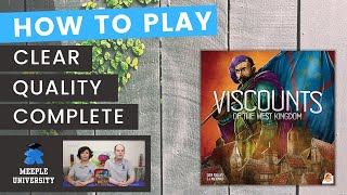 Viscounts of the West Kingdom Board Game  How to Play A Kickstarter preview by Stella amp Tarrant [upl. by Kalie]