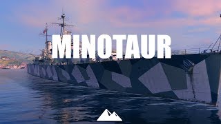 MINOTAUR mit Flugzeugträger Kombi World of Warships  Division Deutsch 60fps [upl. by Ybrek552]