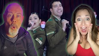 🎶¡Orfeón Nacional de CARABINEROS de CHILE revive los 80s 🎤🎶 ¡Españoles ALUCINAN😲🤯 [upl. by Niamrahc]