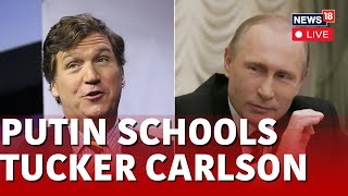 Putin Tucker Full Interview  Tucker Putin Interview Full  Tucker Carlson Putin Interview Live [upl. by Verlie159]