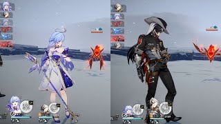 Robin amp Boothill response when You AFK during battle [upl. by Audrye]