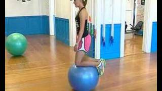 Fitball Balance Drills [upl. by Nylednarb]