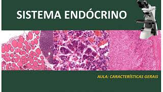 Aula  Histologia do Sistema Endócrino Parte I  Características Gerais [upl. by Haidabo]