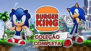 BONECOS DO SONIC NO BURGER KING COLEÇÃO COMPLETA [upl. by Eirdua]