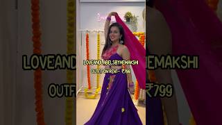 Navratri outfits on rent What is the best deal Bhavini youtube trend navratri navratrispecial [upl. by Yraccaz]