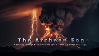 The Archean Eon A Journey Through Earths Ancient Epoch 40 to 25 Billion Years Ago [upl. by Lesli]