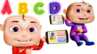 Five Little Babies Learning ABC  Learn Alphabets Fruits Colors Numbers  Original Learning Songs [upl. by Sigismund]