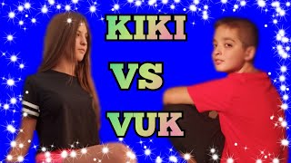 Morning school routine  Kiki VS Vuk kikiivuk kikirutina kikivs [upl. by Lantz]