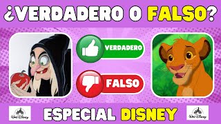 🏆 ¿Eres un campeón de Disney Pon a prueba tus conocimientos sobre Disney ¡Verdadero o Falso 🧠 [upl. by Trebeh]