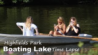 Highfields Park Boating Lake Nottingham Time Lapse July 2017 [upl. by Yoshiko]