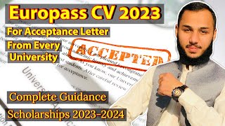 Europass CV  How to make Europass CV for free  Europass CV kaise banaye  Europass CV format [upl. by Dibbell812]