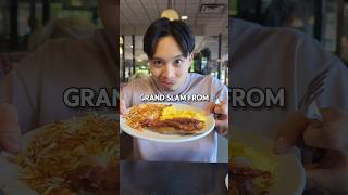 I Tried The Grand Slam From Dennys In Calgary Alberta [upl. by Anolahs]