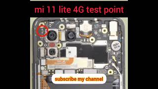 xiaomi mi 11 lite 4G test point [upl. by Siddra]