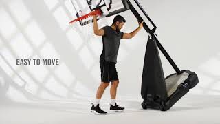 Spalding Ultimate Hybrid Portable Basketball Hoop System Base [upl. by Sac]