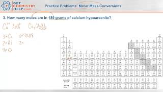 Chemistry Practice Problems Molar Mass Conversions [upl. by Yusem]