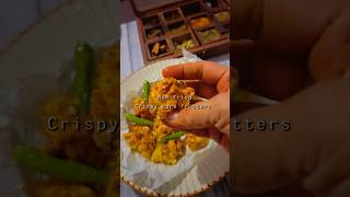 Crispy corn fritters  air fryer corn recipe ytshorts corn snacks airfryer sweetcorn bhutta [upl. by Notselrahc]