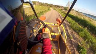 Manco 169cc 65hp buggy wide open [upl. by Parthinia]