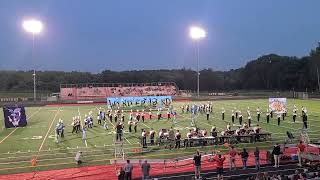 Linganore High School Marching Band at First Home Football Game 2024 [upl. by Innattirb287]