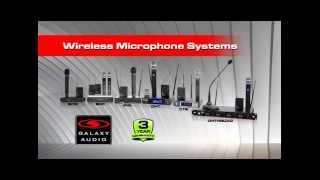 Galaxy Audio Wireless Microphone Systems [upl. by Swirsky380]