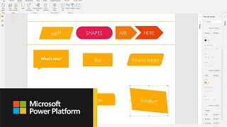 New and improved shapes and more in Microsoft Power BI [upl. by Carlos]